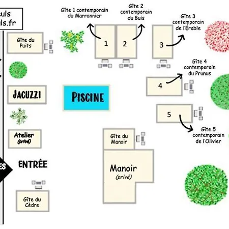 Le Du Manoir Сasa de vacaciones *